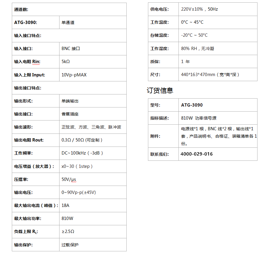 ATG-3090功率信號源(圖1)