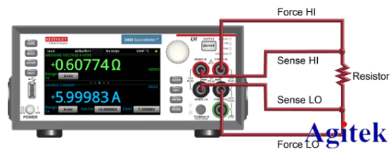 如何利用吉時利源表2460進行大電流進行低阻器件測量(圖2)