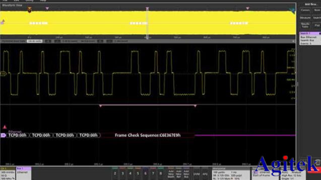 用泰克示波器調(diào)試以太網(wǎng)問題(圖11)